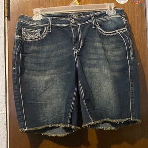 Cato Bermuda length Jean Shorts